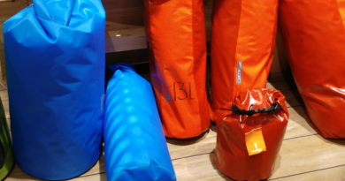 Collection of dry bags